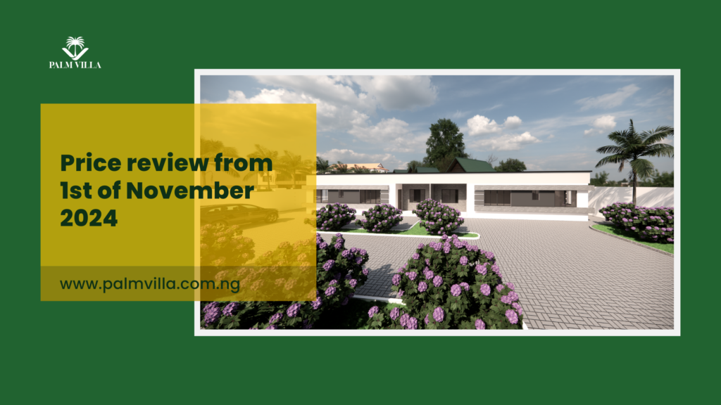 Price Review from 1st of November, 2024